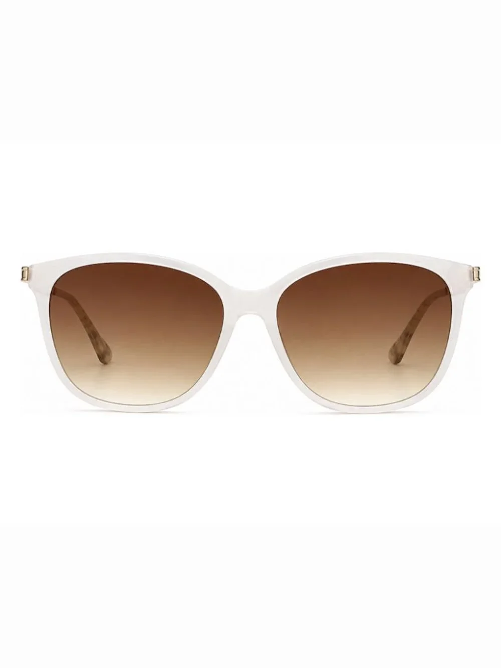 BEBE BBOP-1011CE-105 Women's  Cream Square Frame/Brown Gradient Lens Sunglasses